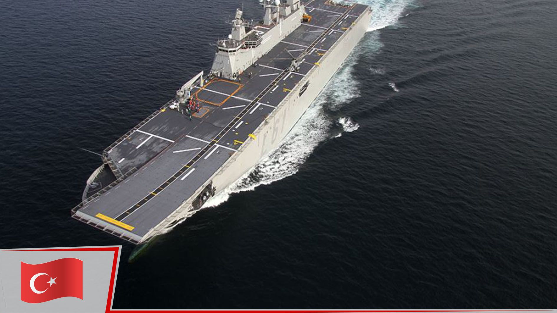 Türkiye'nin en büyük savaş gemisi "TCG Anadolu"